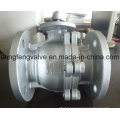 API Acier inoxydable CF8 / CF8m / Wcb Valve à bille à brides